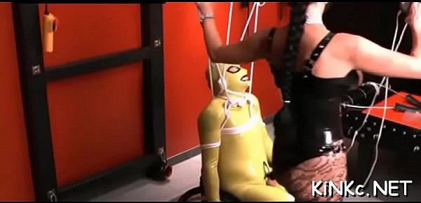  Naughty sweetheart tortures slave